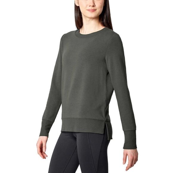 NEW! NWT MONDETTA Ladies Lightweight Soft Crewneck Brushed Tunic Sweatshirt - Picture 3 of 5